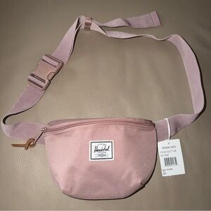 New Herschel Supply Co Waist Hip Belt Bag Pouch 8” Ash Rose Mauve 10514-02077-0S